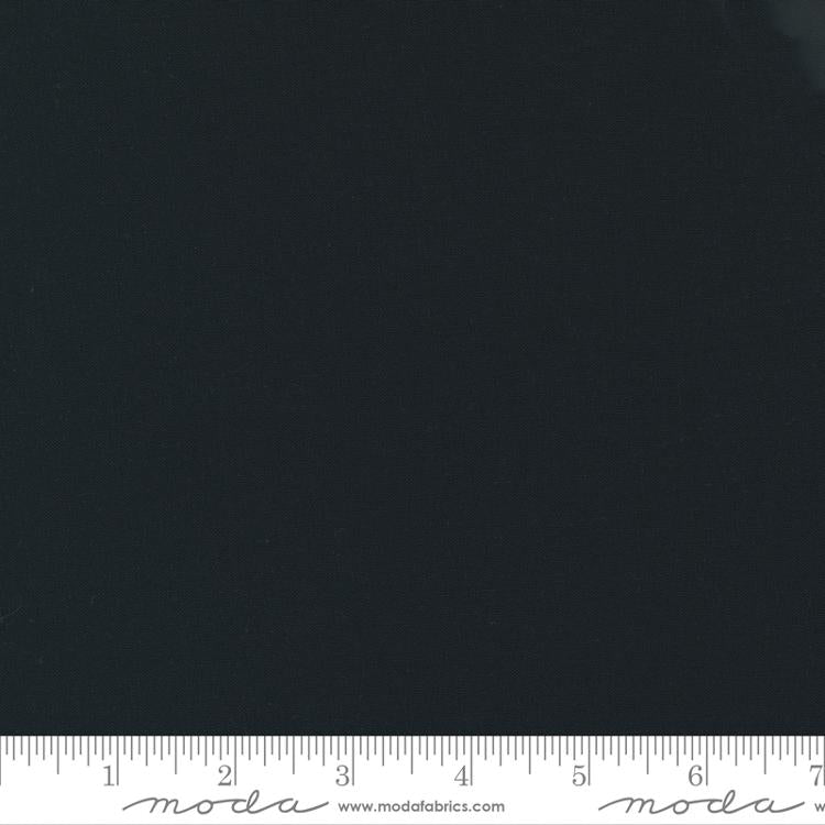 Bella Solid Super Black Moda Cotton Fabric MD-9900-96