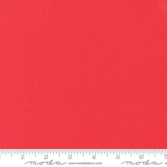 Bella Solids Geranium Red Moda Cotton Fabric MD-9900-258
