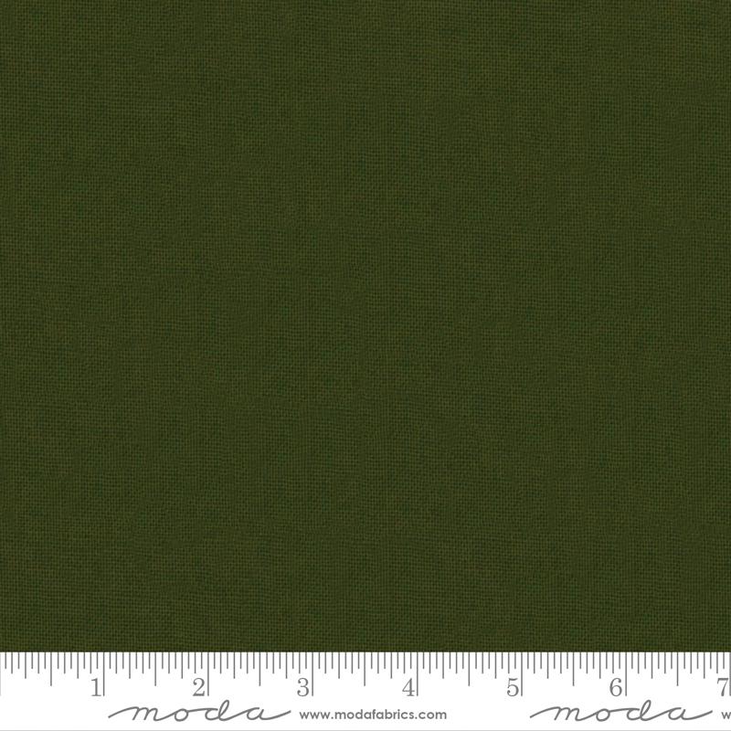 Bella Solids 2025 Cypress Dark Green Moda Cotton Fabric MD-9900-487