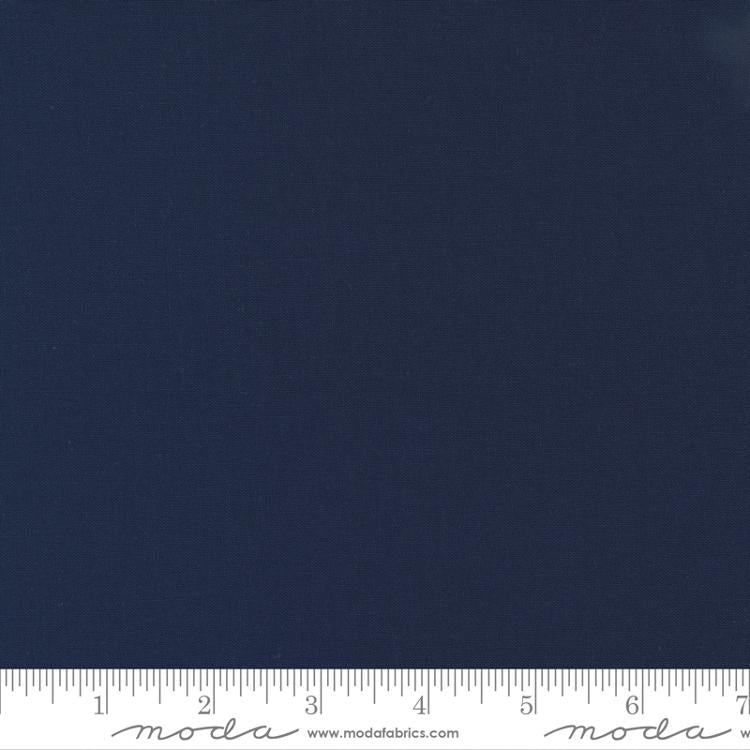 Bella Solids Midnight Dark Blue Moda Cotton Fabric MD-9900-419