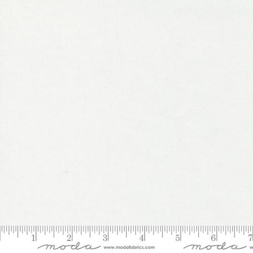 Bella Solids White 60" wide Moda Fabrics Cotton Fabric MD-9900-6098