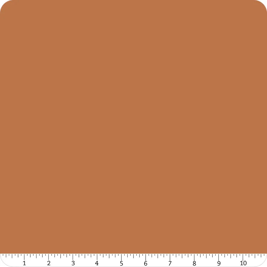 Confetti Cotton Solid Cinnamon Brown Riley Blake Designs Cotton Fabric RB-C120-CINNAMON