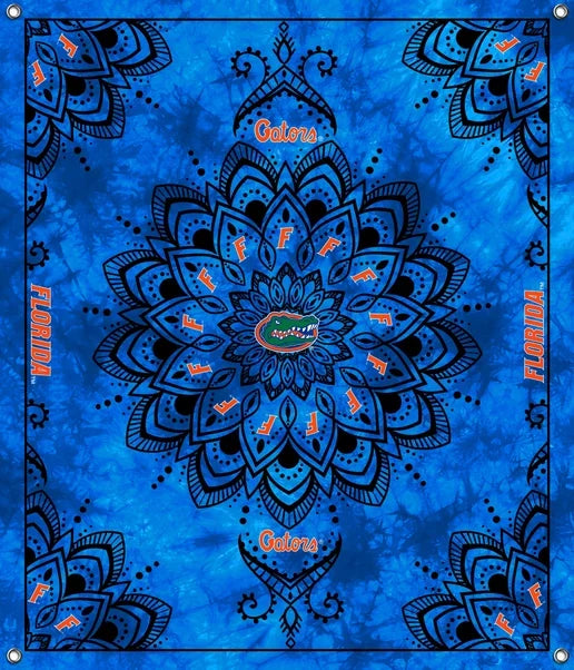 Florida Gators NCAA College Tapestry Spirit Banner 58x47 inches Sykel Enterprises 4 Grommets Polyester Fabric FL-5001