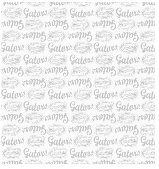 Georgia Bulldogs NCAA College White on White Mini Pigment Print Sykel Enterprises Cotton Fabric GA-1393-W