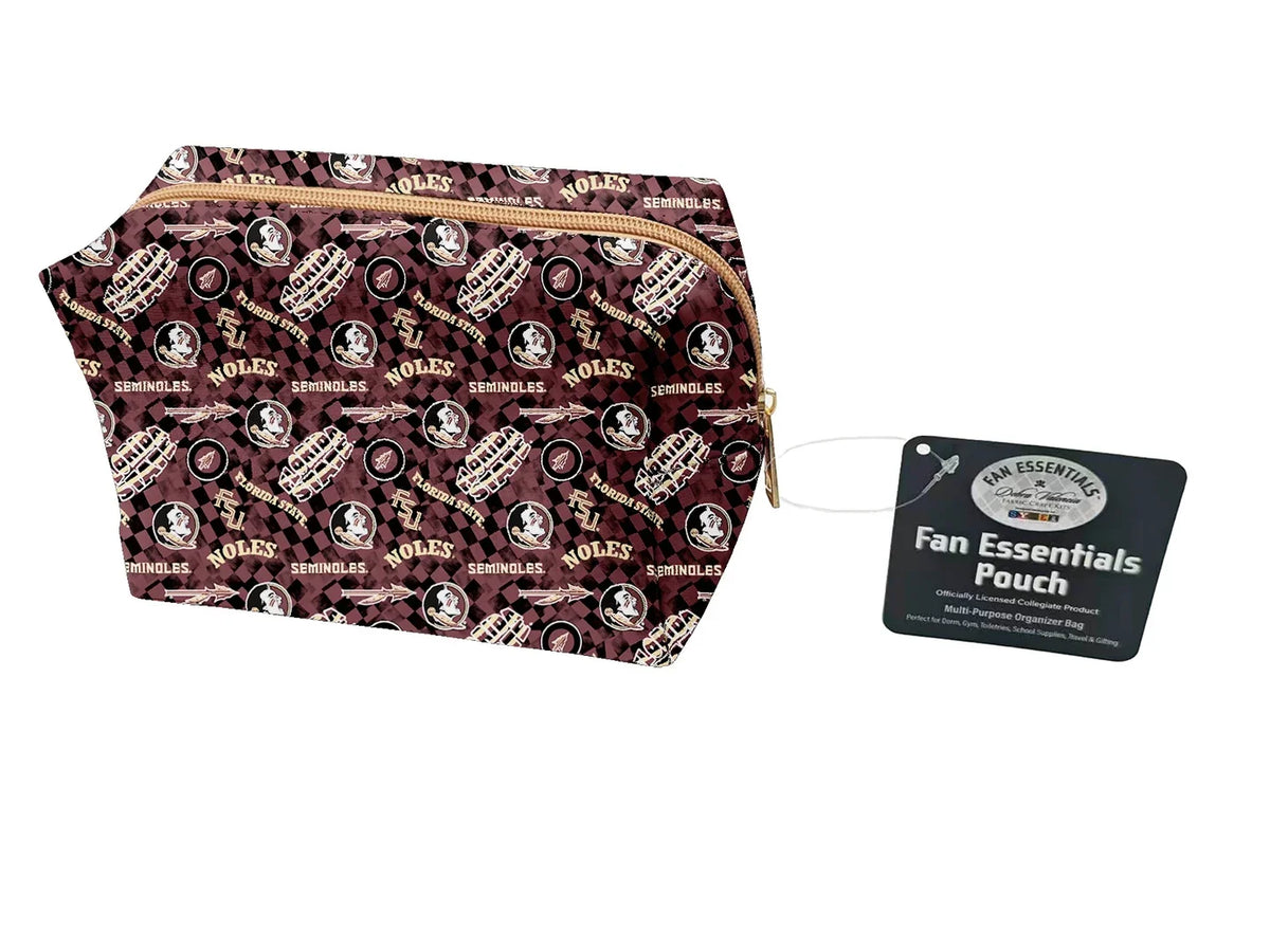 Florida State Seminoles NCAA Collegiate Bag Pouch Large Medium and Wristlet Collection Sykel Enterprises FSU-5006