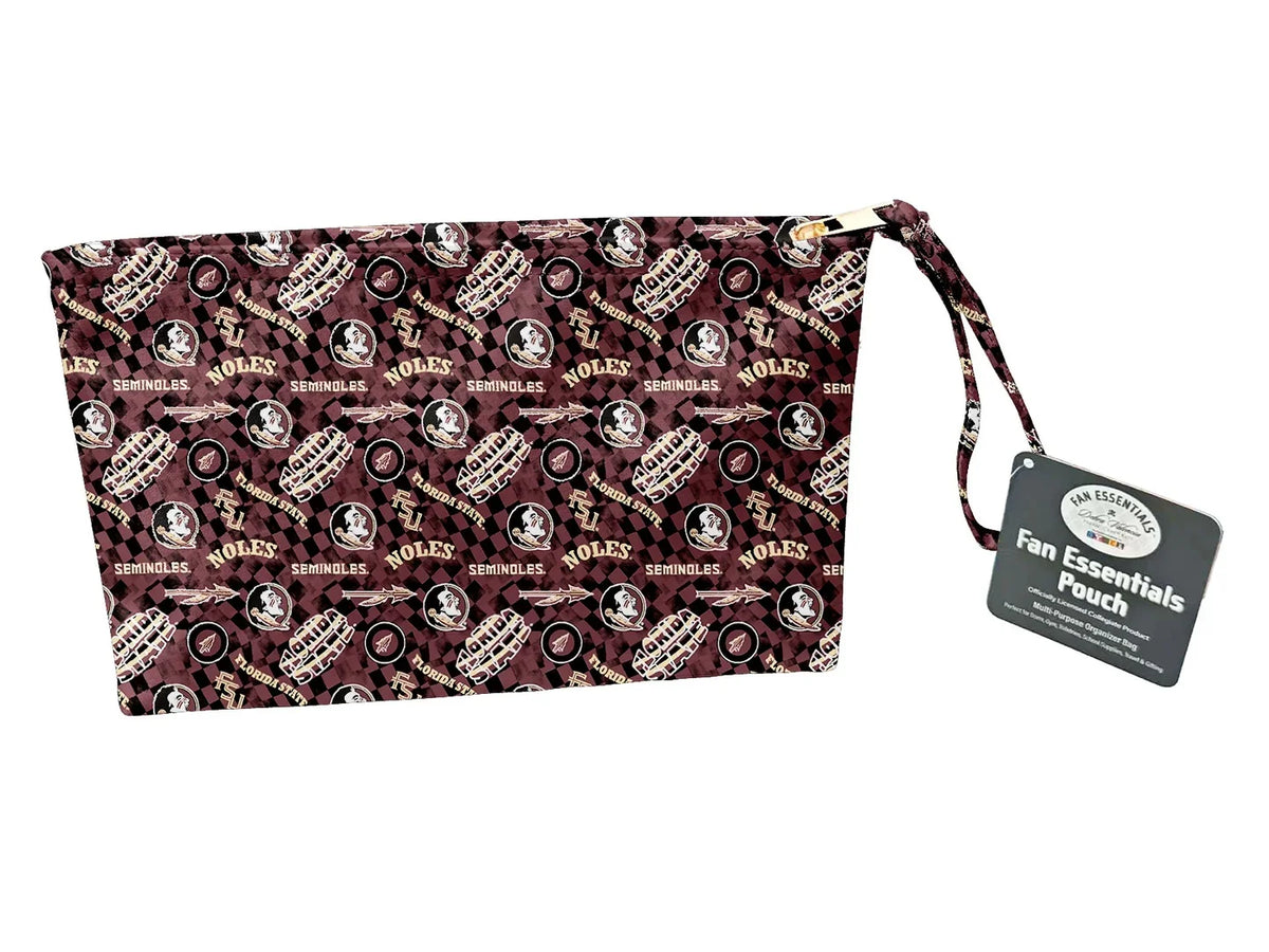 Florida State Seminoles NCAA Collegiate Bag Pouch Large Medium and Wristlet Collection Sykel Enterprises FSU-5006