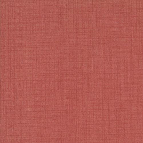 French General Solids Linen Texture Faded Red French General Moda Cotton Fabric  MD-13529-19