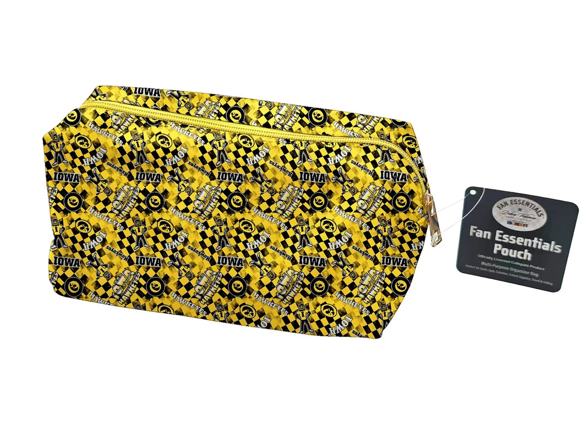 Iowa Hawkeyes NCAA Collegiate Bag Pouch Large Medium and Wristlet Collection Sykel Enterprises IA-5006