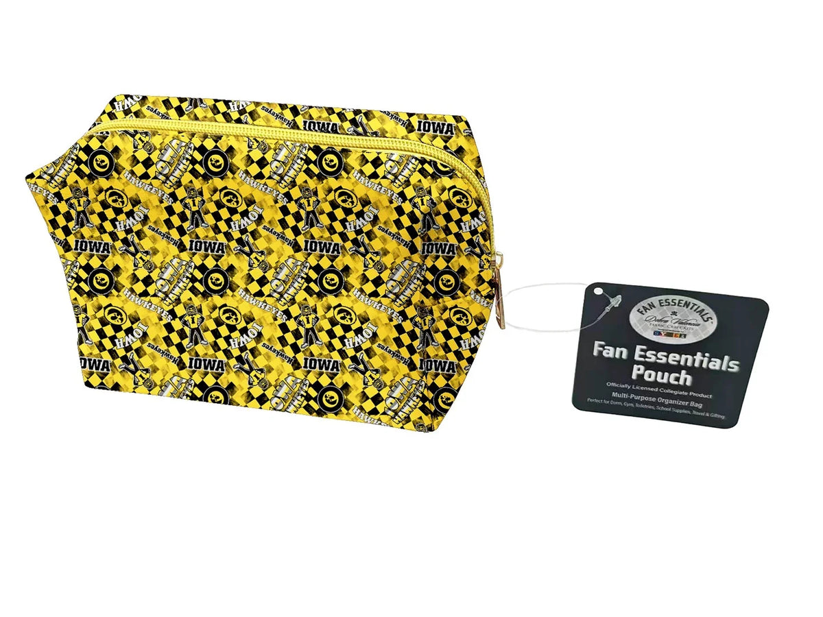 Iowa Hawkeyes NCAA Collegiate Bag Pouch Large Medium and Wristlet Collection Sykel Enterprises IA-5006
