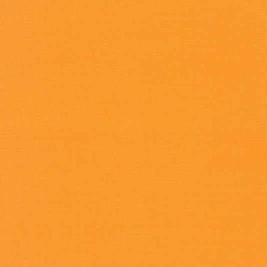 Kona Goldfish Orange Solid Robert Kaufman Cotton Fabric Kona-Goldfish-K001-474
