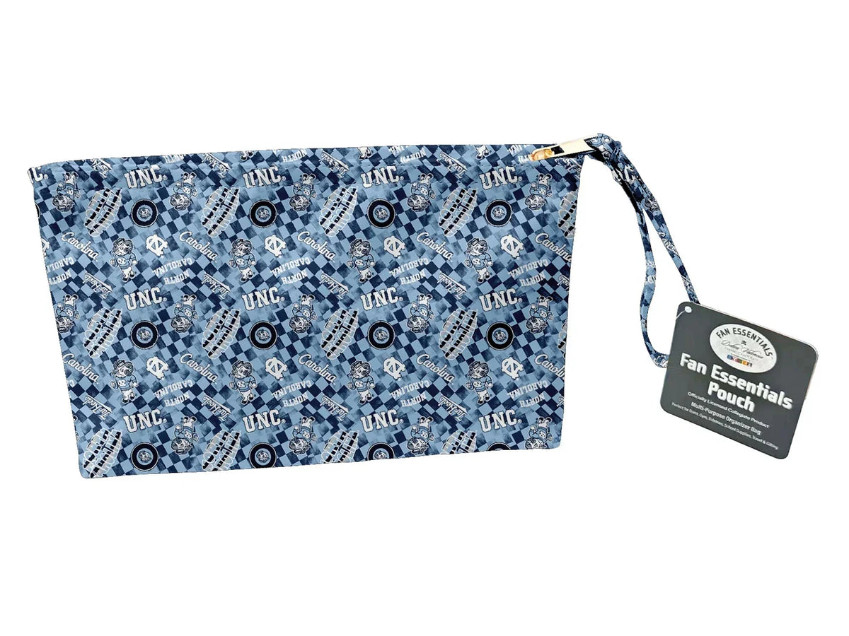 North Carolina Tarheels at Chapel Hill UNC NCAA Collegiate Bag Pouch Large Medium and Wristlet Collection Sykel Enterprises NC-5006