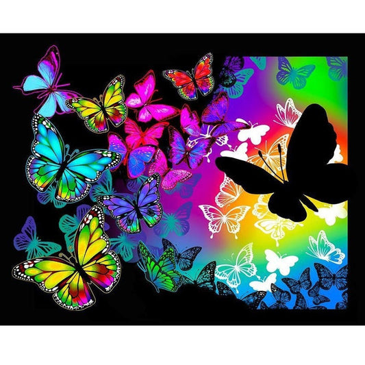 Butterflies in Flight Cotton Quilting Panel by Sykel-36x44