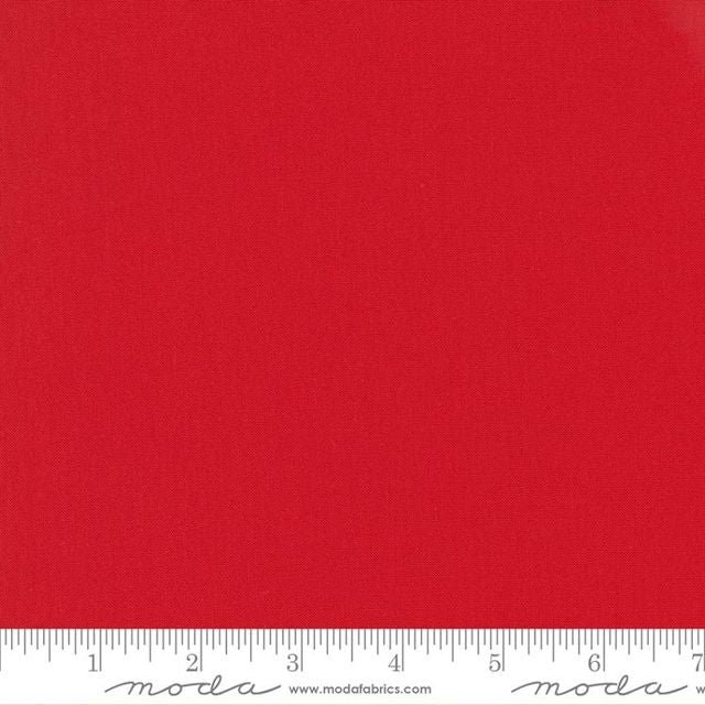 Bella Solids Cayenne Red Moda Cotton Fabric MD-9900-256