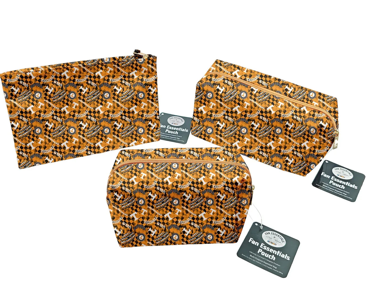 Tennessee Volunteers Vols NCAA Collegiate Bag Pouch Large Medium and Wristlet Collection Sykel Enterprises TEN-5006