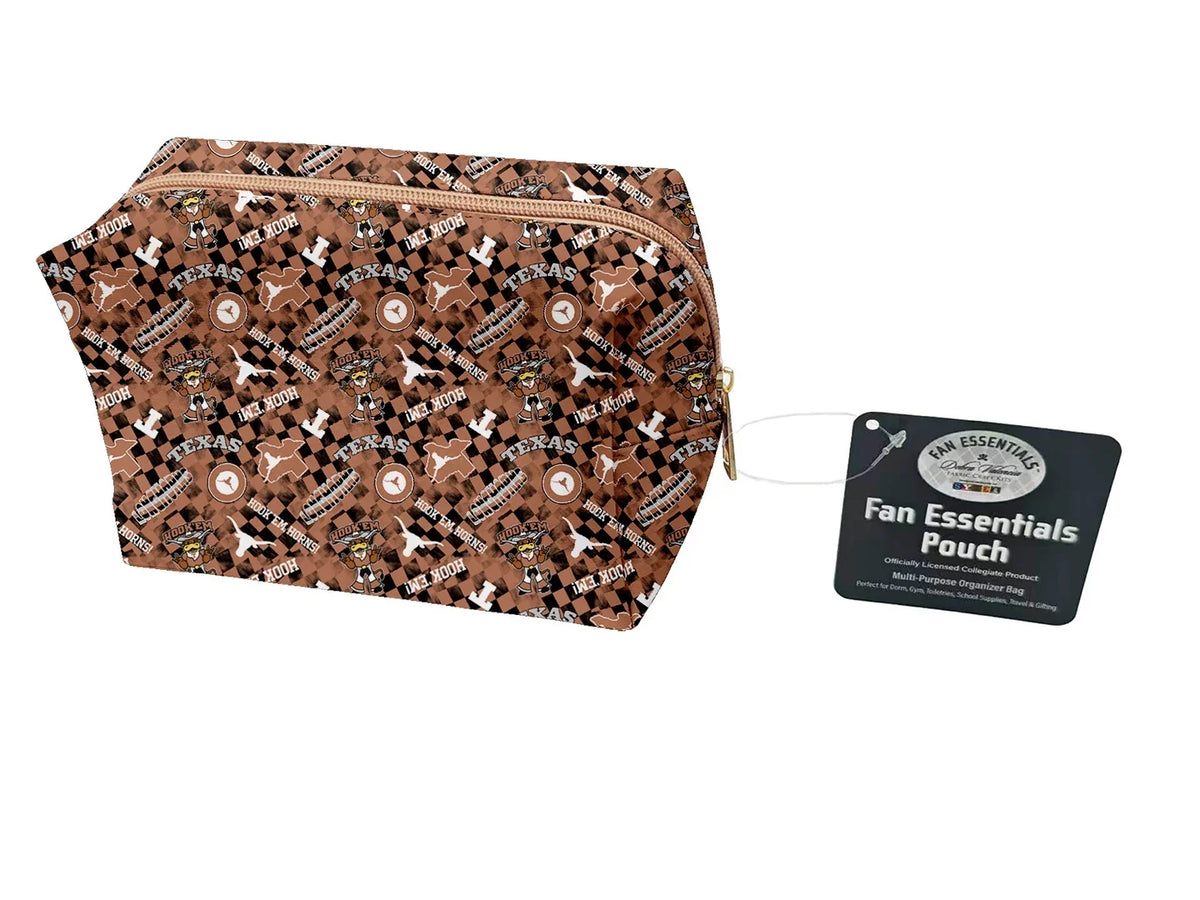 Texas Longhorns NCAA Collegiate Bag Pouch Large Medium and Wristlet Collection Sykel Enterprises TX-5006